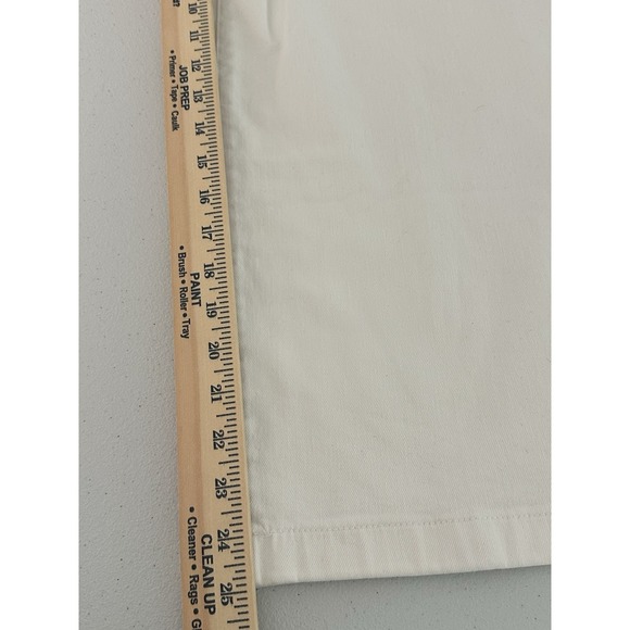 Chicos High Rise Wide Leg Crop Jeans Women's US Size 10 White - Picture 10 of 12